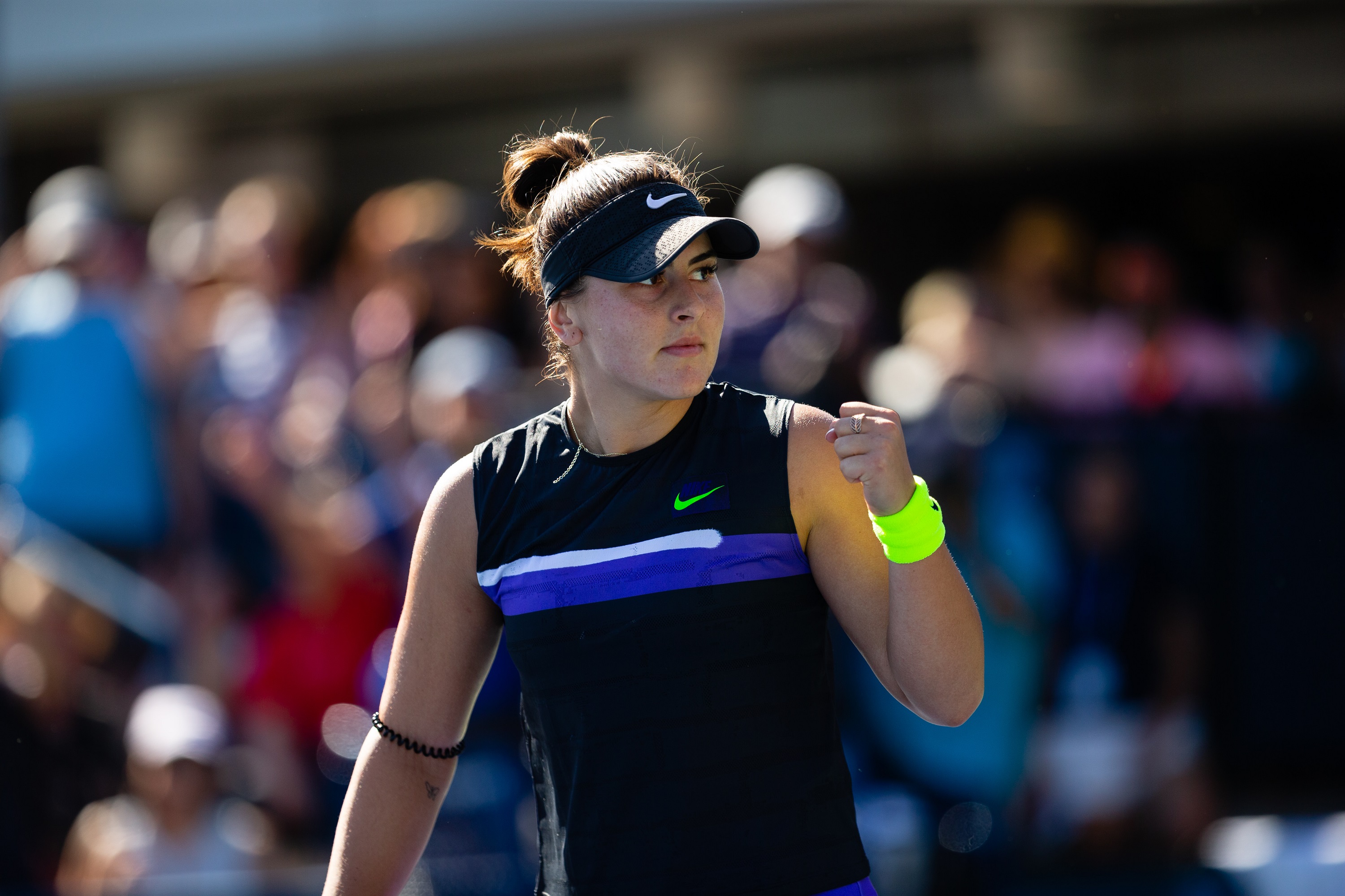 bianca andreescu fist pump