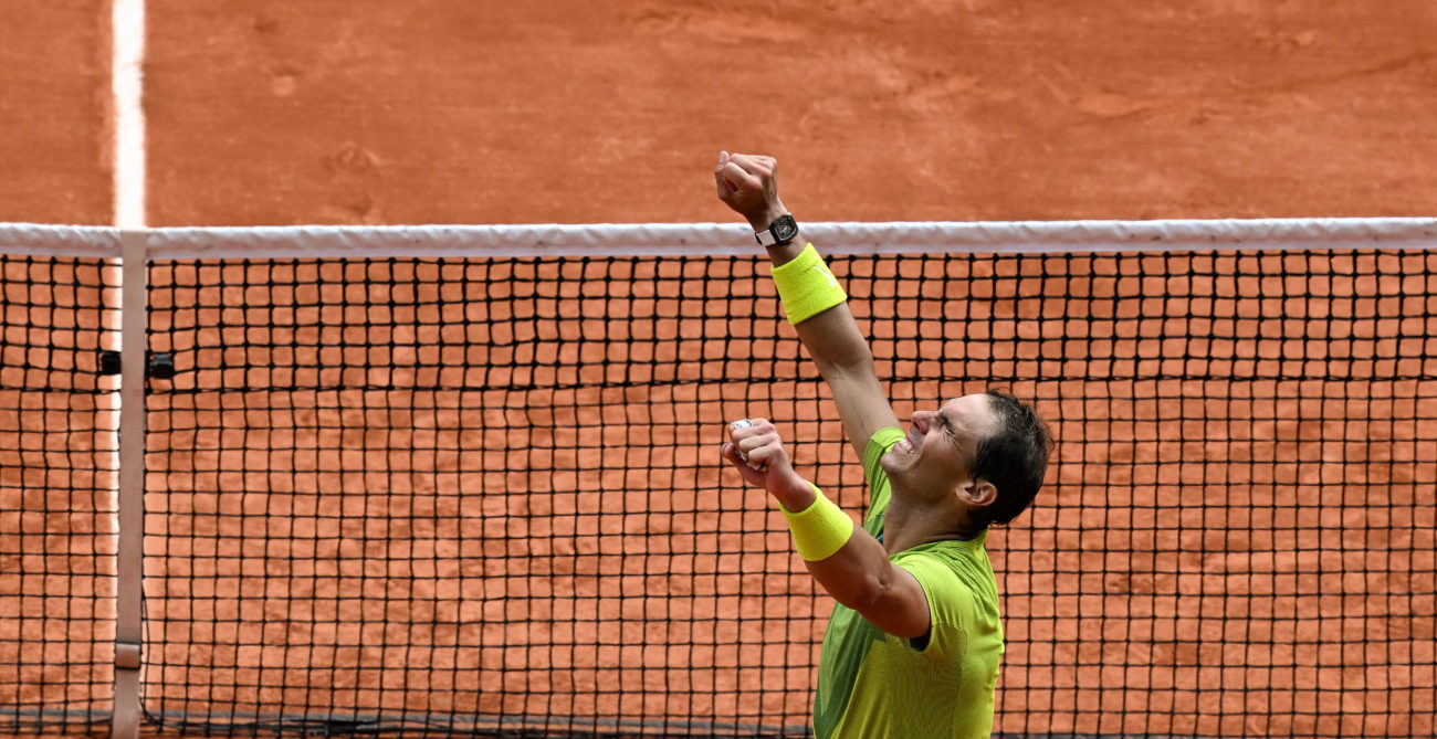 Rafa Nadal celebration